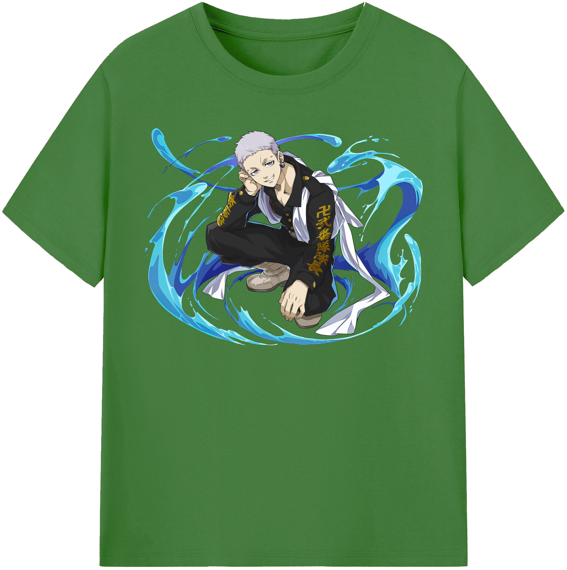 （画像用） 東京リベンジャーズ Tokyo Revengers レディースカジュアルプリントTシャツ（綿100％）